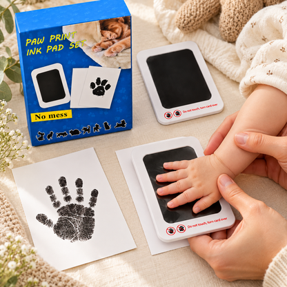 Inkless Handprint & Paw Print Keepsake Kit