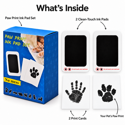 Inkless Handprint & Paw Print Keepsake Kit